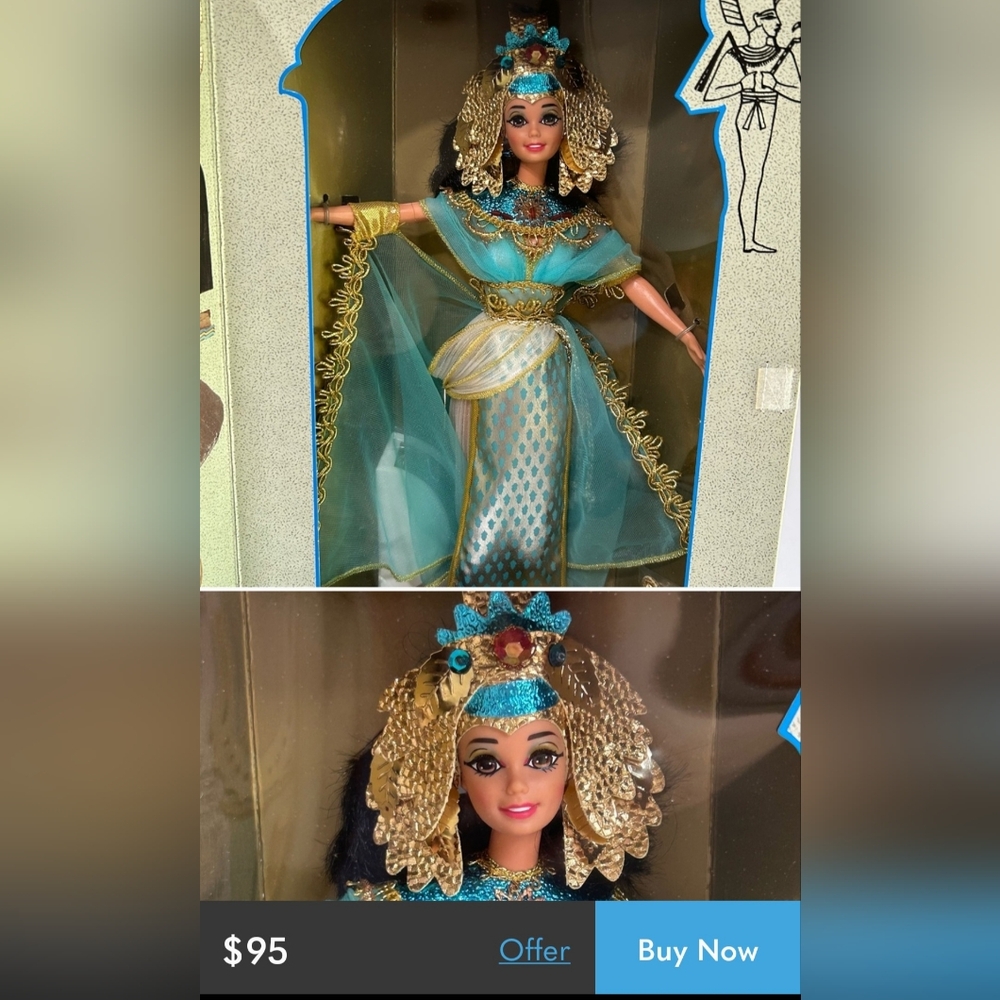 ๐ Egyptian Queen Barbie 1993 - Picture 4 of 4